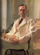 Cecilia Beaux Man with a Cat oil painting artist
